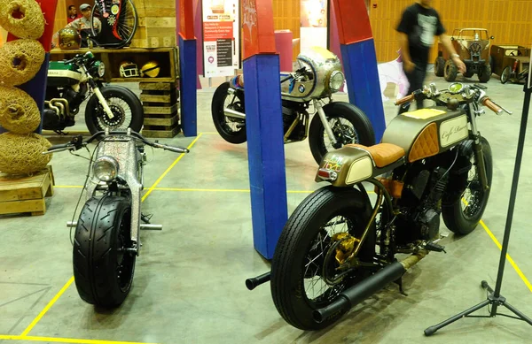 Serdang Malasia Mayo 2016 Bicicleta Personalizada Café Racer Modificada Partir —  Fotos de Stock