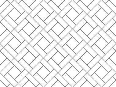 Dikdörtgen ve kare blok tasarımlarına dayalı 2D CAD desenli çizim. Siyahla beyaza boyamak. Bir kalıp ve eşsiz bir tasarım oluşturmak için tekrar tekrar düzenlenmiş..