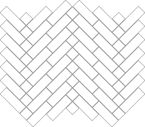 矩形と正方形のブロックデザインに基づく2D Cadパターン図面 白黒で絵を描く パターンとユニークなデザインを形成するために何度も何度もアレンジ — ストック写真