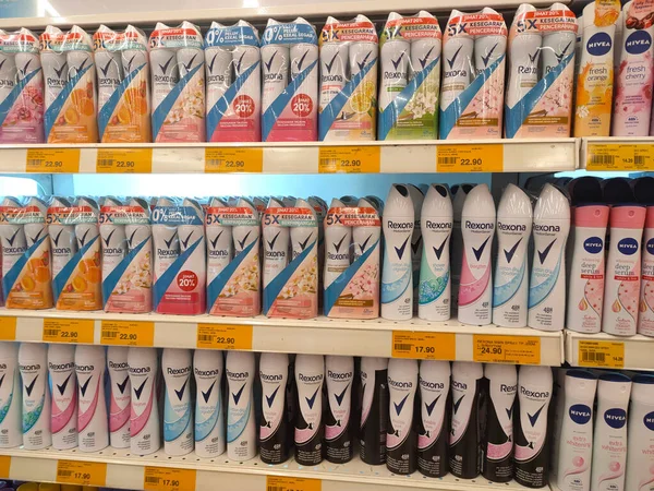 Seremban Malaysia July 2020 Selected Focused Male Female Deodorants Various — Stock Photo, Image