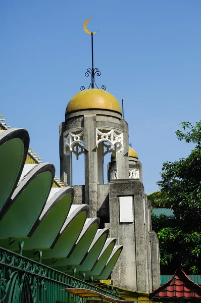 Minarete de Sultão Mesquita Sulaiman em Klang — Fotografia de Stock