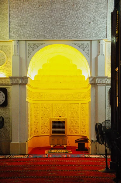 Mihrab de la mezquita Sulaiman Sulaiman en Klang — Foto de Stock
