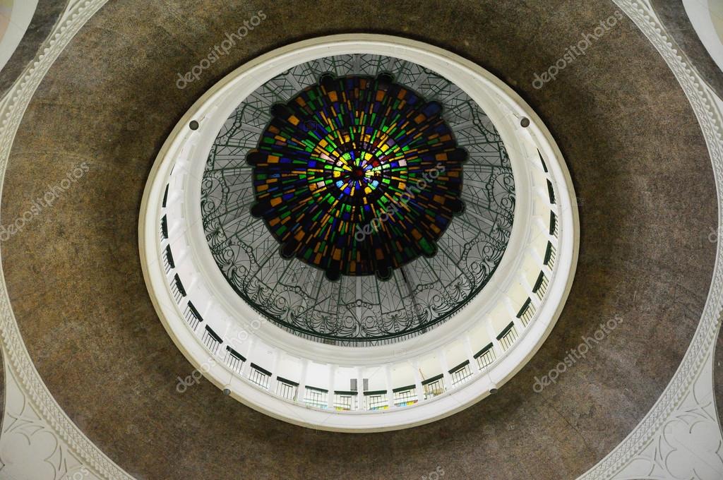 Decorative Inside Main Dome Of Sultan Sulaiman Mosque In Klang Stock Photo Image By C Aisyaqilumar 60658419