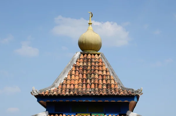 Masjid Machap Lama (Mesquita Machap Velha) em Malaca — Fotografia de Stock