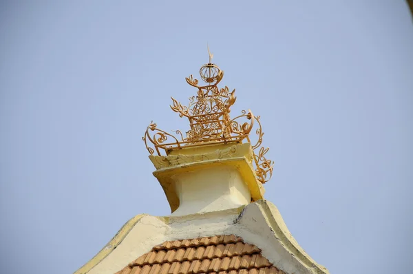 Pinnacle of Kampung Duyong Mosque a.k.a Masjid Laksamana Melaka in Malacca — Stock Photo, Image