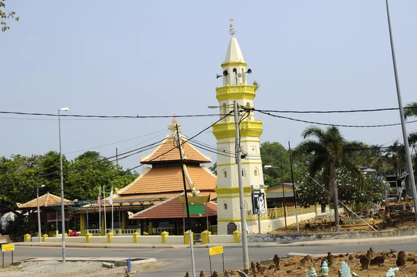 Kampung Duyong Mosque a.k.a Masjid Laksamana Melaka in Malacca — Stock Photo, Image