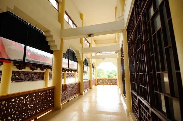 Interno di Masjid Jubli Perak Sultan Ismail Petra alias Masjid Beijing — Foto Stock