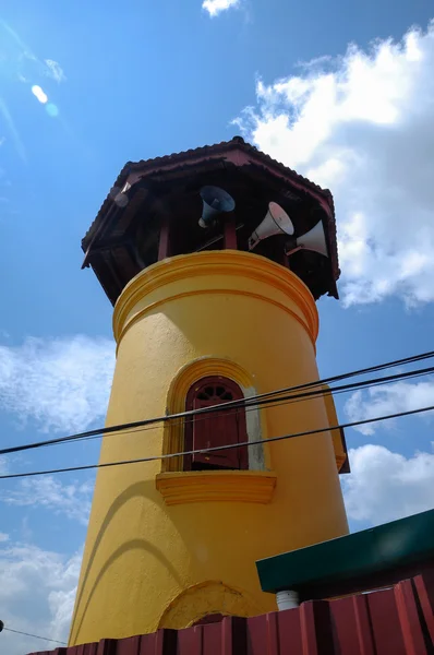 Minarete de Mesquita Batak Rabit em Teluk Intan, Perak — Fotografia de Stock