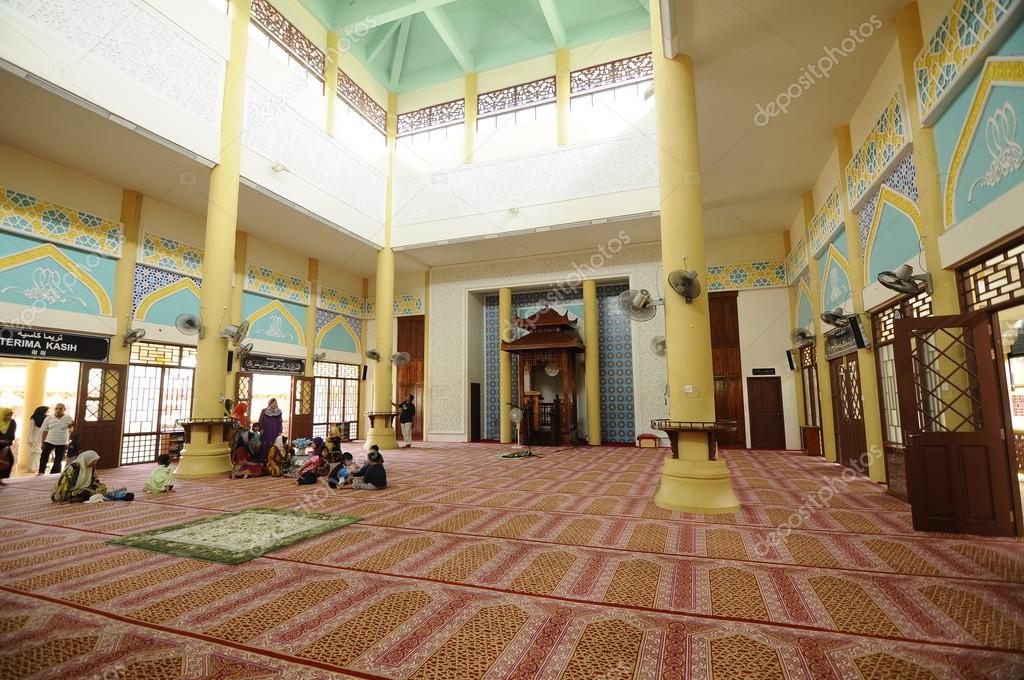 Interior Of Masjid Jubli Perak Sultan Ismail Petra A K A Masjid Beijing Stock Editorial Photo C Aisyaqilumar 63717269