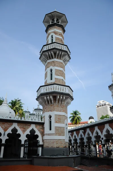 Mesquita de Kuala Lumpur Jamek na Malásia — Fotografia de Stock