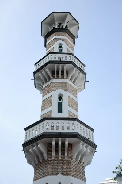 Minarete de Kuala Lumpur Jamek Mezquita en Malasia — Foto de Stock