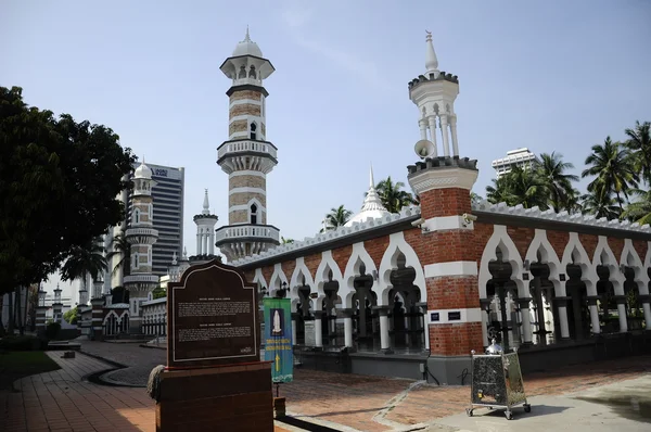 Mesquita de Kuala Lumpur Jamek na Malásia — Fotografia de Stock