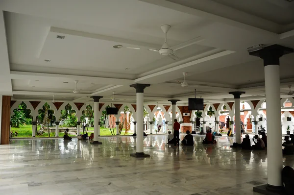 Zone de débordement à la mosquée Kuala Lumpur Jamek en Malaisie — Photo