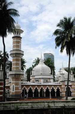 Malezya'da Kuala Lumpur Jamek Camii