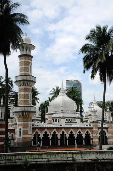 Mesquita de Kuala Lumpur Jamek na Malásia — Fotografia de Stock