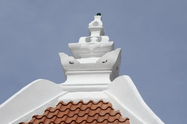 Dachdetail bei masjid kampung hulu in malacca, malaysien — Stockfoto