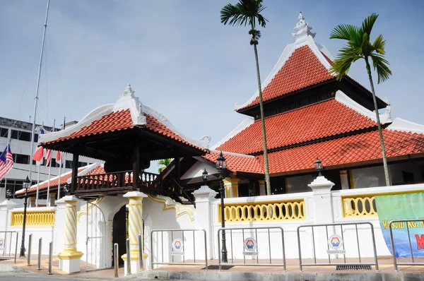 Mešita Kampung Hulu v Malacca, Malajsie — Stock fotografie