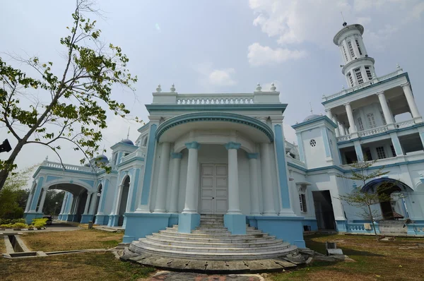 Meczet Sultan Ismail w Muar, Malezja — Zdjęcie stockowe