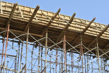 Ahşap Kiriş formwork Scaffoldings satır tarafından desteklenen
