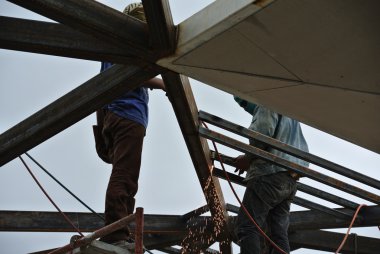 Yüksek düzeyde çalışan kaynakçılar