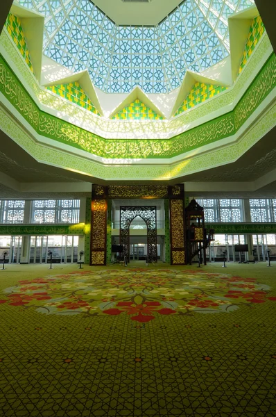 Raja Hacı Fi Sabilillah Camii aka Cyberjaya Camii Cyberjaya, Malezya iç — Stok fotoğraf