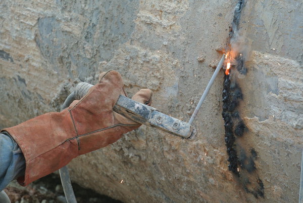 Сварщики сварных отверстий свай металлический корпус
