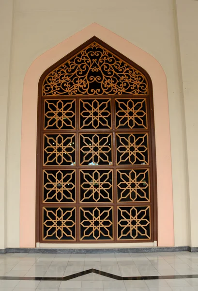 Detalhe arquitetônico da Mesquita Al Azim em Malaca, Malásia — Fotografia de Stock