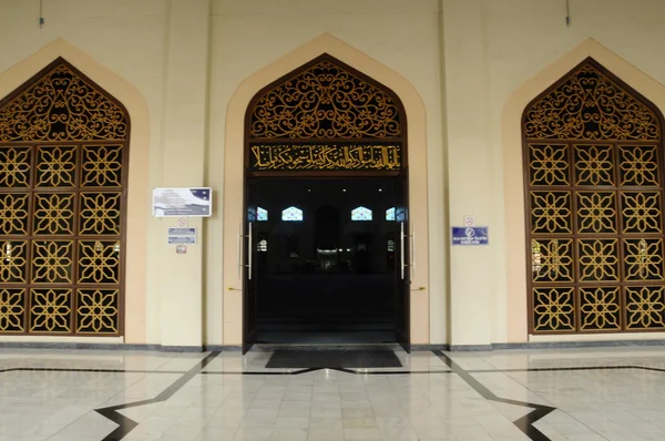 Detalhe arquitetônico da Mesquita Al Azim em Malaca, Malásia — Fotografia de Stock