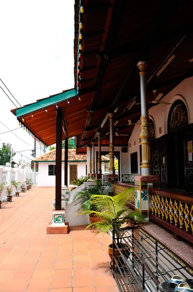 Tranquerah mecset vagy a Masjid Tengkera Malacca, Malajzia — Stock Fotó