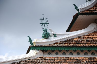 Tranquerah cami veya mescit Tengkera içinde Malacca, Malaysia mimari detay
