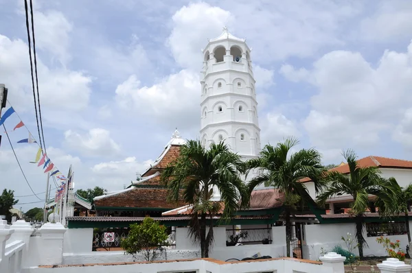 Tranquerah Mosque or Masjid Tengkera in Malacca, Malaysia — Stock Photo, Image