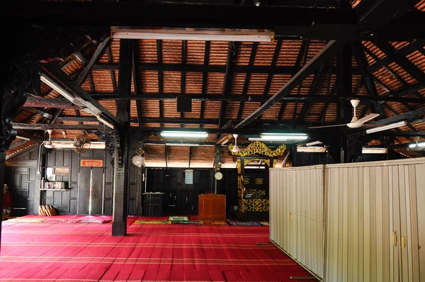 Interior Masjid Kampung Laut di Nilam Puri Kelantan, Malaysia — Stok Foto