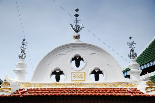 在马六甲，马来西亚甘榜 Kling Mosque 的入口拱细节 — 图库照片