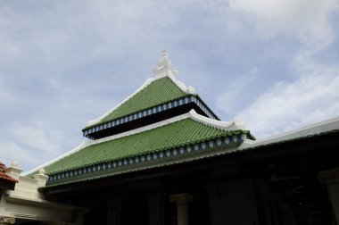 Malacca, Malaysia'Kampung Kling Camisi çatısı