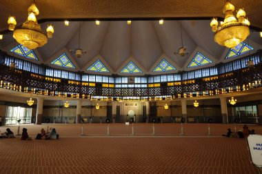 Malezya ulusal Camii aka Mescidi Negara iç