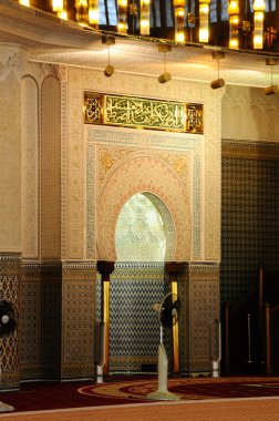 Malezya ulusal Camii aka Mescidi Negara iç