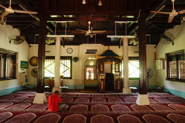 Interior de la Mezquita Peringgit en Malaca, Malasia — Foto de Stock