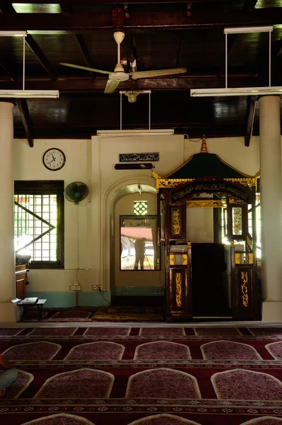 Mimbar de la Mezquita Peringgit en Malaca, Malasia — Foto de Stock