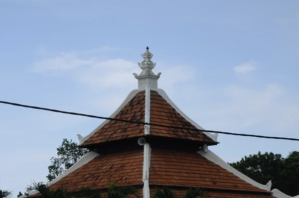 在马六甲，马来西亚的 Peringgit Mosque 的屋顶 — 图库照片