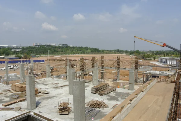 Construction site in progress in Malaysia — Stock Photo, Image