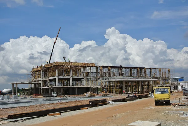 Construction site in progress in Malaysia — Stock Photo, Image