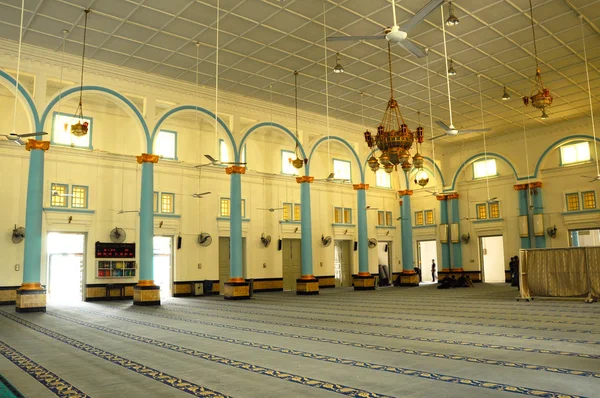 Sultan Ibrahim Jamek Camii Muar, Johor, iç — Stok fotoğraf