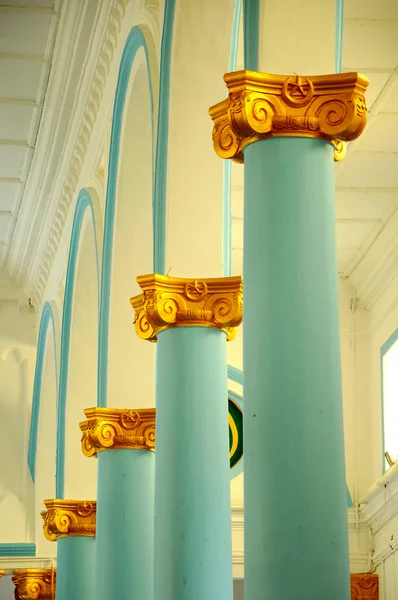 Pillar of The Sultan Ibrahim Jamek Mosque at Muar, Johor — Stock Photo, Image