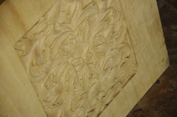 Malaysian traditional wood carving from Terengganu, Malaysia — Stock Photo, Image