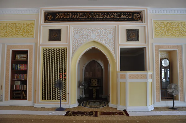 Mihrab of of Masjid Diraja Tuanku Munawir. — Stock Photo, Image