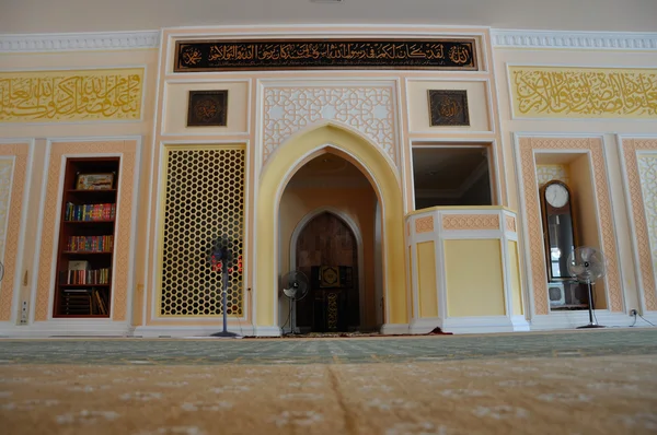 Mihrab de de Masjid Diraja Tuanku Munawir . — Foto de Stock