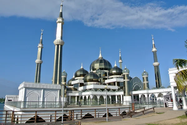 Mesquita de cristal em Terengganu, Malásia — Fotografia de Stock