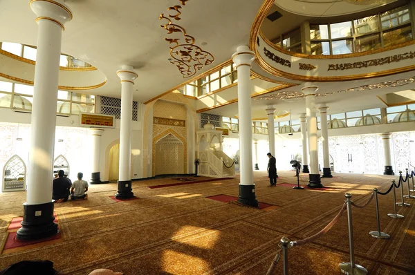 Interior da Mesquita de Cristal em Terengganu, Malásia — Fotografia de Stock