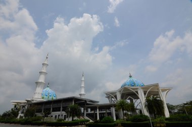 Sultan Ismail Havaalanı Camii Malezya Senai havaalanında