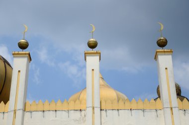 Kuala Lipis Sultan Mahmud cami mimari detay
